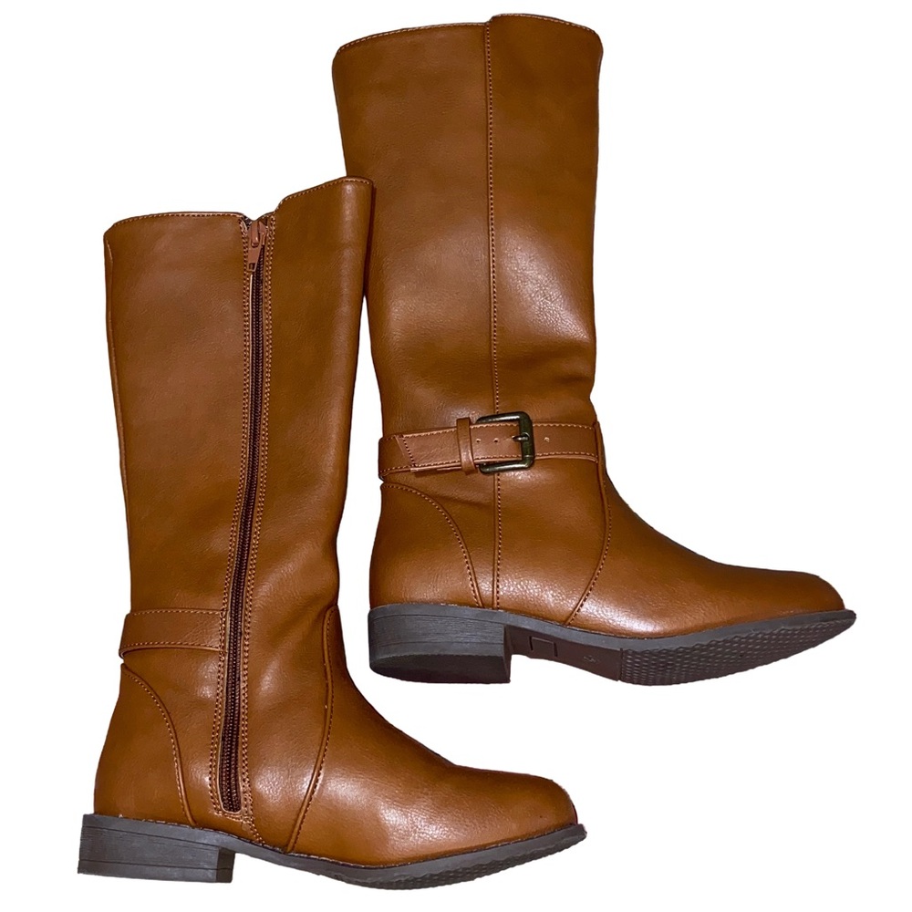 Fabkids Tan Knee-High Boots
